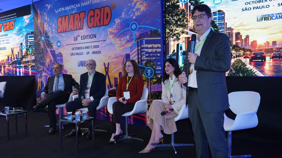 Thiago Ivanosky, diretor da EPE, no painel de abertura do Smart Grid Fórum 2026
