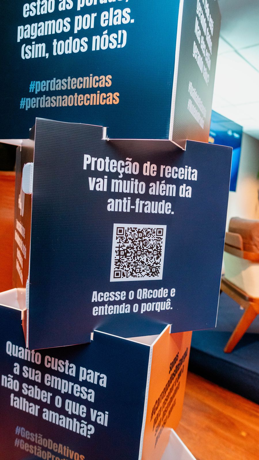 Display com QR Code