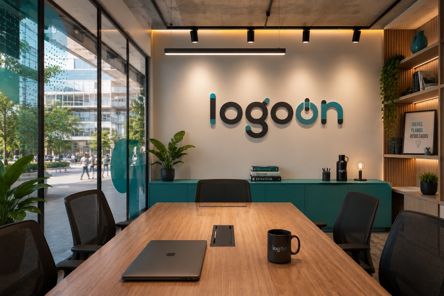 Sala de reuniões da Logoon